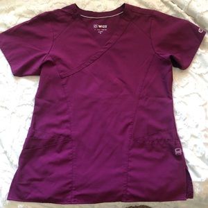 SET OF 3 Maroon Scrubs Sz. Small